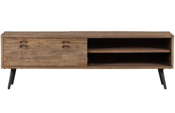 Hoorns Dřevěný TV stolek Maox 150 x 44 cm  - Výška44 cm- Šířka 150 cm