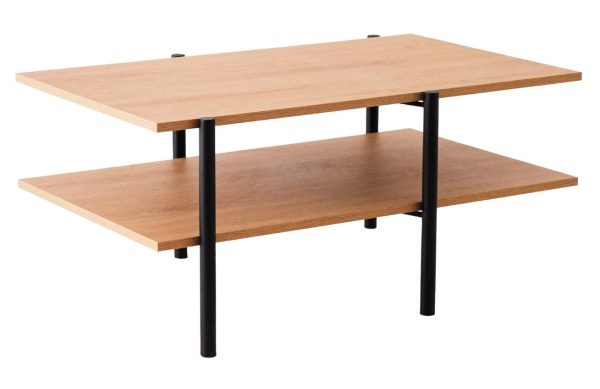 Nordic Design Dubový konferenční stolek Raven 100 x 60 cm  - Šířka100 cm- Hloubka 60 cm