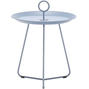 Světle modrý kovový odkládací stolek HOUE Eyelet 45 cm  - Výška46