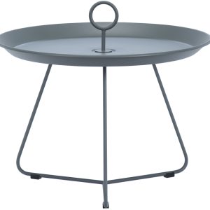 Tmavě šedý kovový konferenční stolek HOUE Eyelet 57