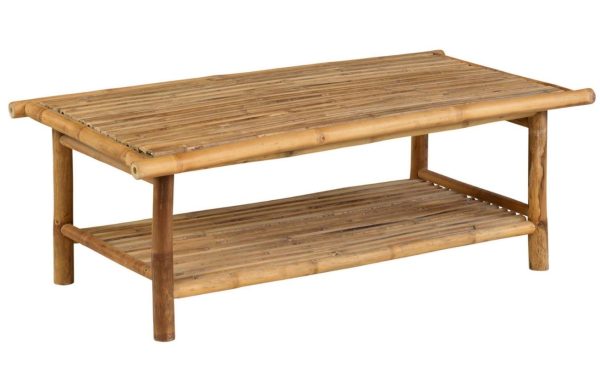 Hoorns Bambusový konferenční stolek Senegal 110 x 70 cm  - Šířka110 cm- Hloubka 70 cm