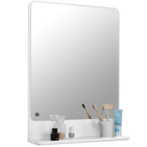 Bílé lakované koupelnové zrcadlo Tom Tailor Color Bath 70 x 52 cm  - Výška70 cm- Šířka 52 cm