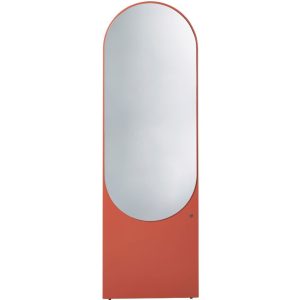 Korálově červené stojací zrcadlo Tom Tailor Color 170 x 55 cm  - Výška170 cm- Šířka 55 cm