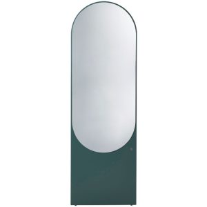 Tmavě zelené stojací zrcadlo Tom Tailor Color 170 x 55 cm  - Výška170 cm- Šířka 55 cm