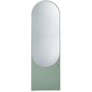 Zelené lakované stojací zrcadlo Tom Tailor Color 170 x 55 cm  - Výška170 cm- Šířka 55 cm