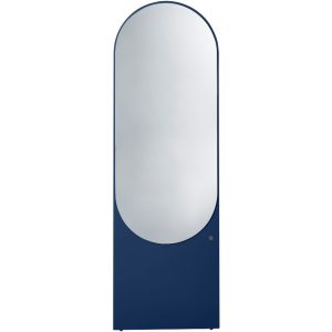Tmavě modré lakované stojací zrcadlo Tom Tailor Color 170 x 55 cm  - Výška170 cm- Šířka 55 cm