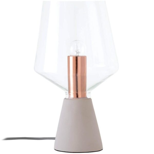 Skleněná stolní lampa Somcasa Aina 35 cm  - Výška35 cm- Světelný zdroj 1x E27 max.40W