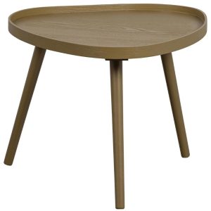 Hoorns Hnědý lakovaný konferenční stolek Pio 61 x 50 cm  - Výška40 cm- Šířka 61 cm