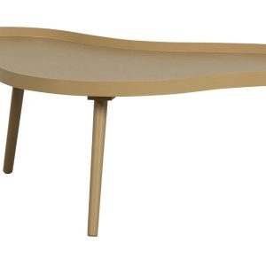 Hoorns Béžový lakovaný konferenční stolek Pio 100 x 58 cm  - Výška35 cm- Šířka 100 cm