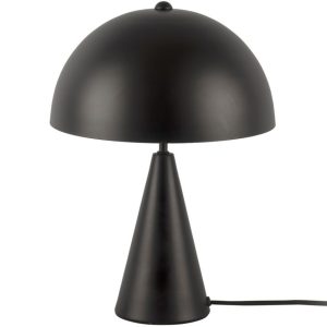 Time for home Černá kovová stolní lampa Boleto 35 cm  - Výška35 cm- Průměr 25 cm