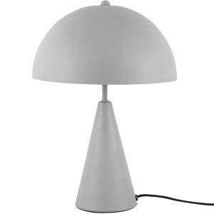Time for home Šedá kovová stolní lampa Boleto 35 cm  - Výška35 cm- Průměr 25 cm