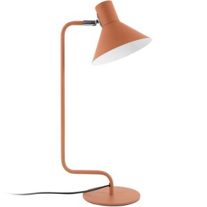 Time for home Oranžová kovová stolní lampa Teria  - Výška50