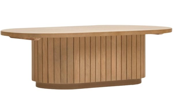 Dřevěný konferenční stolek Kave Home Licia 120 x 60 cm  - Výška35 cm- Šířka 60 cm