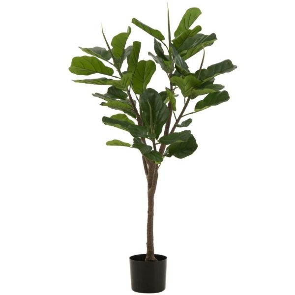 Umělá květina J-Line Maryath Fig 129 cm  - výška129 cm- průměr 30 cm