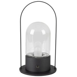 Černá kovová stolní LED lampa ZUIVER SMARTY  - Výška22