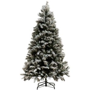 Umělý vánoční strom J-Line Niyebe 193 cm  - výška193 cm- průměr 105 cm