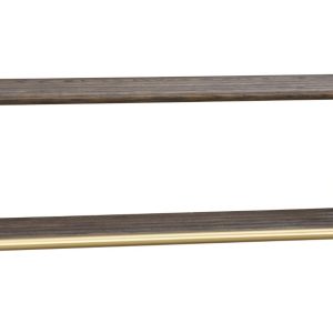 Hnědý dubový nástěnný věšák ROWICO INVERNESS 80 x 32 cm  - Výška28 cm- Šířka 80 cm