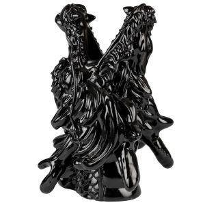 Černá váza Bold Monkey Dragonized Bastard  - Výška30 cm- Šířka 18 cm