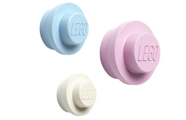Set tří pestrobarevných věšáků LEGO® Storage III.  - Průměr47/79/94 mm- Věšák 100 % Polypropylen