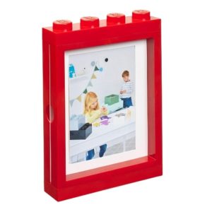 Červený fotorámeček LEGO® Storage 27 x 19 cm  - Výška26