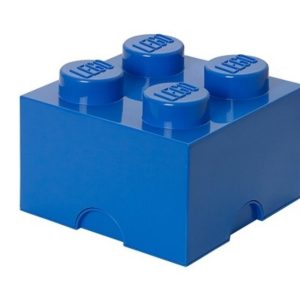 Tmavě modrý úložný box LEGO® Smart 25 x 25 cm  - Výška18 cm- Šířka 25 cm