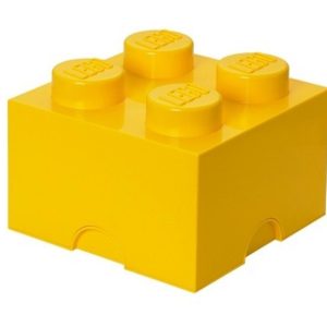 Žlutý úložný box LEGO® Smart 25 x 25 cm  - Výška18 cm- Šířka 25 cm