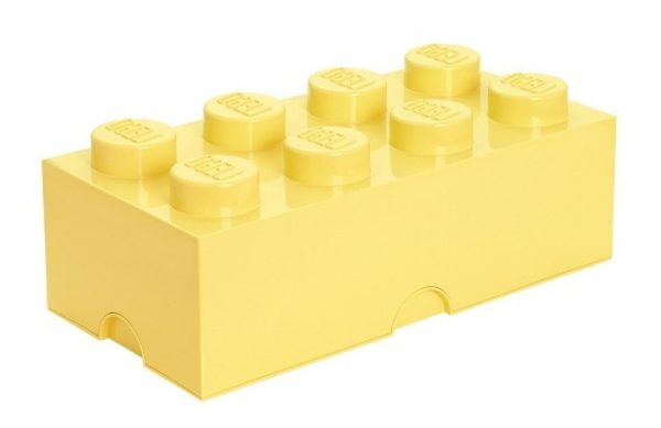 Světle žlutý úložný box LEGO® Smart 25 x 50 cm  - Výška18 cm- Šířka 50 cm