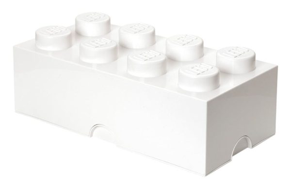 Bílý úložný box LEGO® Smart 25 x 50 cm  - Výška18 cm- Šířka 50 cm