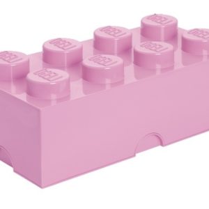 Světle růžový úložný box LEGO® Smart 25 x 50 cm  - Výška18 cm- Šířka 50 cm
