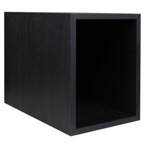 Antracitově šedý doplňkový box do komody Quax Cocoon 48 x 28 cm  - Výška48 cm- Šířka 28 cm