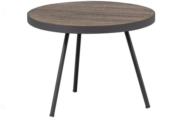 Hoorns Teakový konferenční stolek Max 54 cm  - výška40 cm- Průměr 54 cm