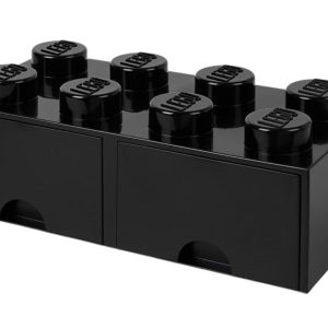 Černý úložný box LEGO® Storage 25 x 50 cm  - Výška18 cm- Šířka 50 cm