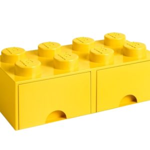 Žlutý úložný box LEGO® Storage 25 x 50 cm  - Výška18 cm- Šířka 50 cm