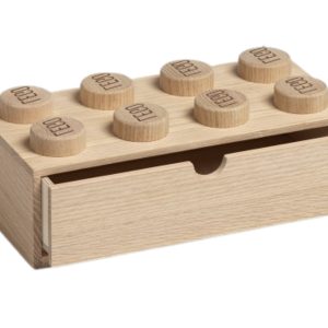 Světlý dubový úložný box LEGO® Storage 32 x 15 cm  - Výška12 cm- Šířka 32 cm