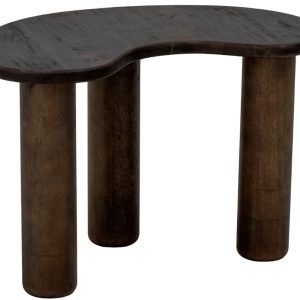 Hnědý dřevěný odkládací stolek Bloomingville Luppa 53 x 36 cm  - výška35 cm- šířka 53 cm