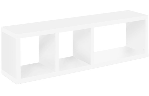 Bílý lakovaný TV stolek TEMAHOME Berlin 150 x 34 cm  - výška45 cm- šířka 150 cm