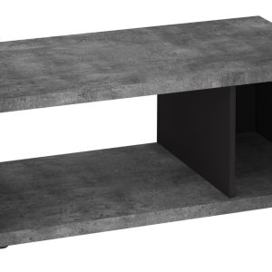 Betonově šedý konferenční stolek TEMAHOME Berlin 105 x 55 cm  - výška44 cm- šířka 105 cm