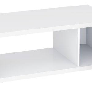 Bílý lakovaný konferenční stolek TEMAHOME Berlin 105 x 55 cm  - výška44 cm- šířka 105 cm