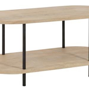 Mangový konferenční stolek J-line Glaryc 120 x 60 cm  - Výška53 cm- Šířka 120 cm