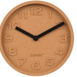 Nástěnné korkové hodiny ZUIVER CORK TIME  - Průměr31 cm- Výška 5