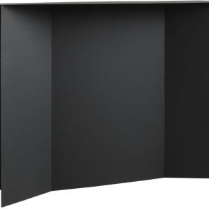 Nordic Design Černý kovový toaletní stolek Elion 100 cm  - Výška75 cm- Šířka 100 cm
