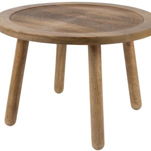 Masivní mangový konferenční stolek ZUIVER DENDRON 60 cm  - Průměr60 cm- Výška 40 cm