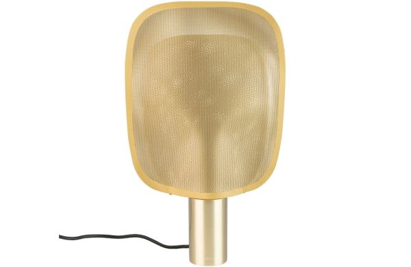 Mosazná stolní lampa ZUIVER MAI S  - Šířka stínidla24 cm- Hloubka stínidla 6 cm