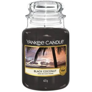 Velká vonná svíčka Yankee Candle Black Coconut  - Šířka9