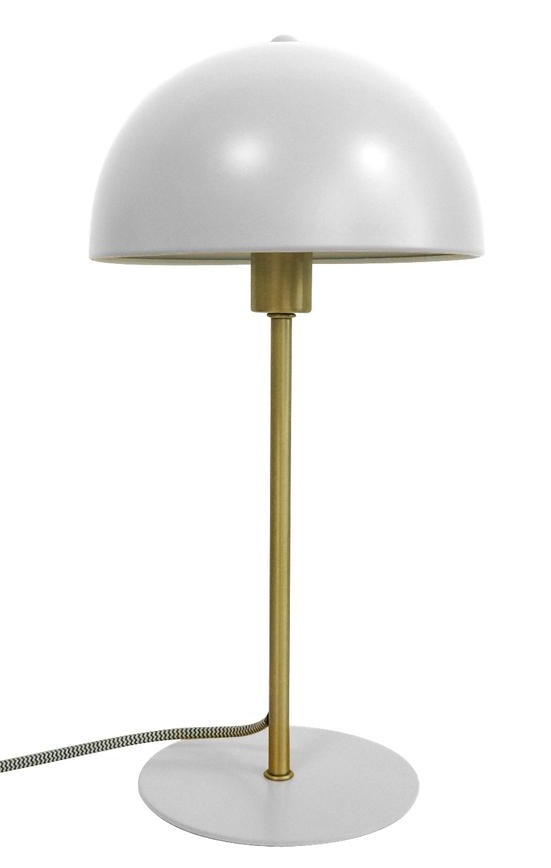 Time for home Bílá kovová stolní lampa Lacy  - Výška39 cm- Stínidlo 20 cm