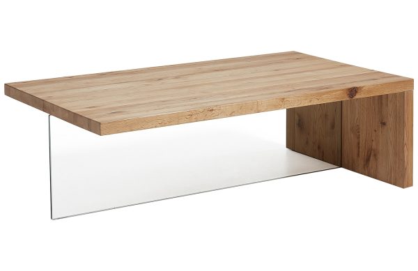 Masivní dubový konferenční stolek Kave Home Tulsi 120 x 70 cm  - Výška38 cm- Šířka 70 cm