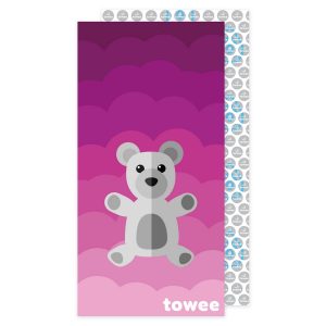 Towee Rychleschnoucí osuška Teddy Bear růžová