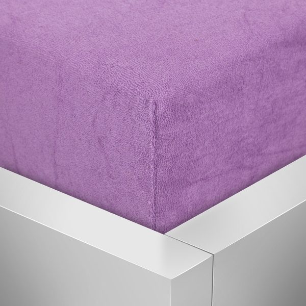 TP Froté prostěradlo 220x200 Premium - Lila  - -