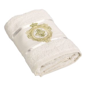TP Froté ručník LIMITED - Zlatý erb krémová  - -