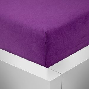 TP Jersey prostěradlo 220x200 Premium - Fialová  - -